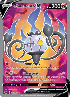 Chandelure V - pokemon TCG Card