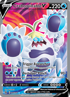 Crabominable V - pokemon TCG Card