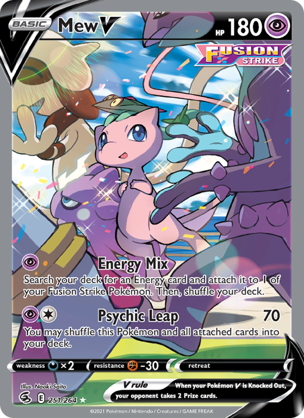 Mew V - Pokémon TCG Card