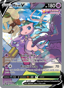 Mew V - pokemon TCG Card