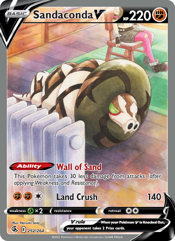 Sandaconda V - Pokémon TCG Card