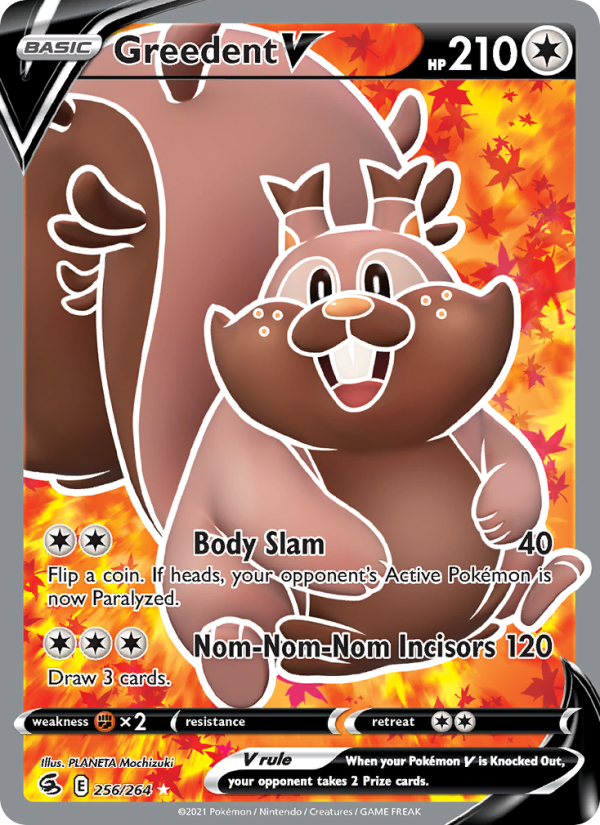 Greedent V - Pokémon TCG Card