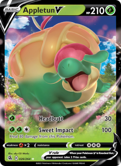 Appletun V - pokemon TCG Card