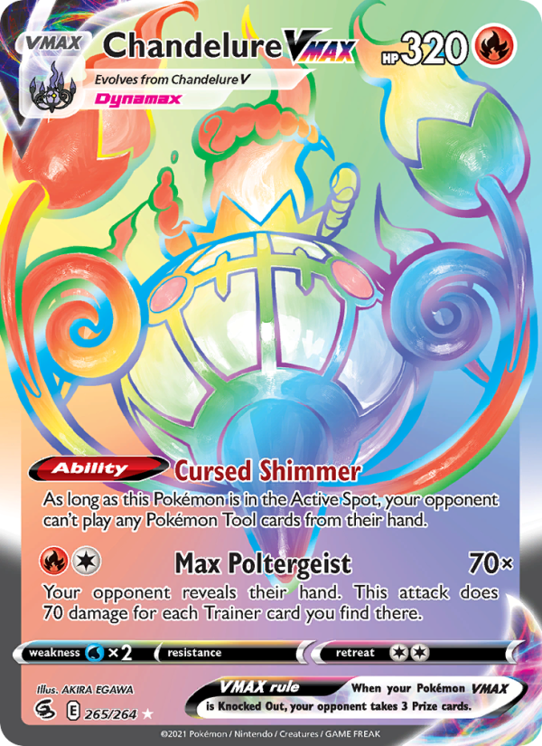 Chandelure VMAX - Pokémon TCG Card
