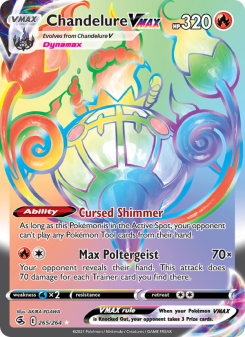 Chandelure VMAX - pokemon TCG Card