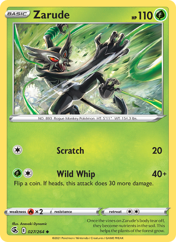 Zarude - Pokémon TCG Card