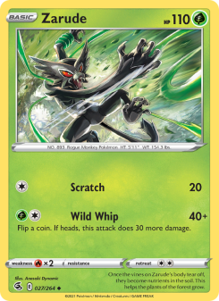Zarude - pokemon TCG Card