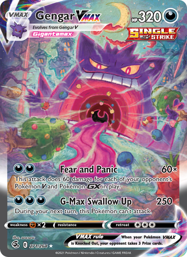 Gengar VMAX - Pokémon TCG Card
