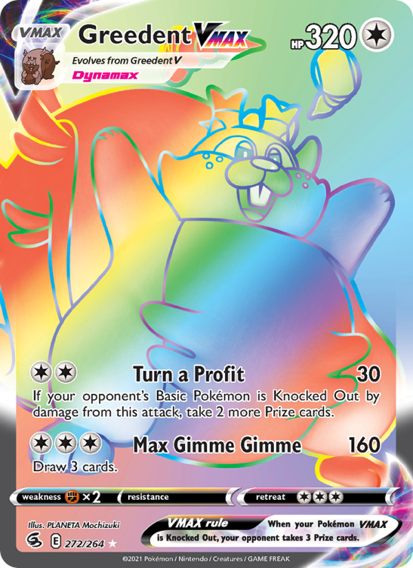 Greedent VMAX - Pokémon TCG Card
