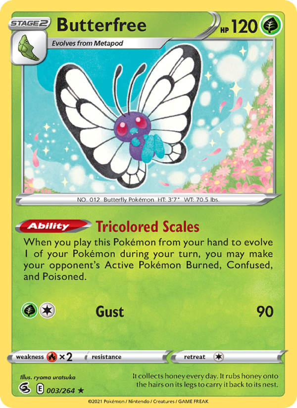 Butterfree - Pokémon TCG Card
