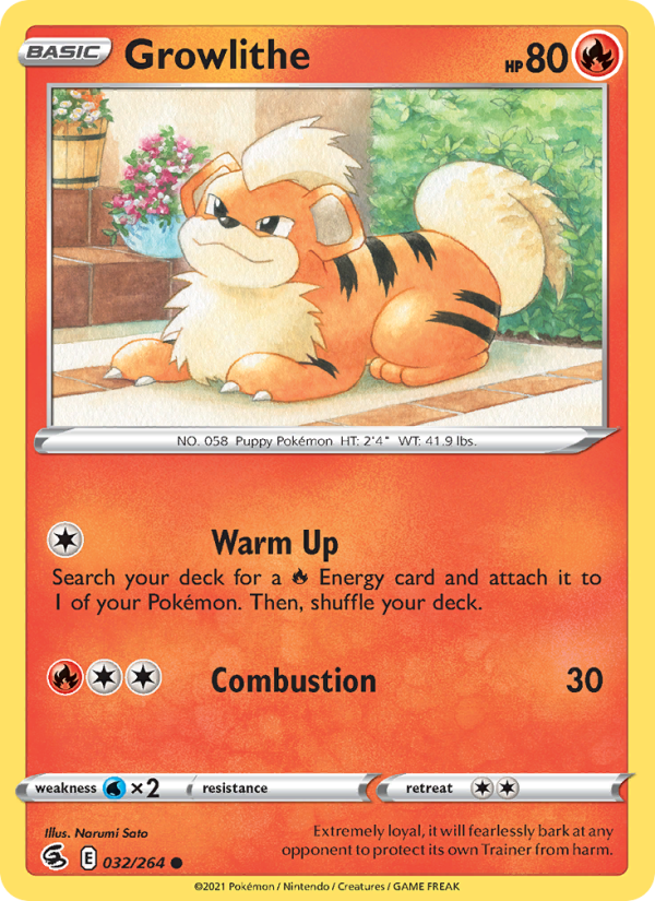 Growlithe - Pokémon TCG Card