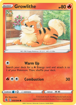 Growlithe - pokemon TCG Card