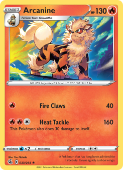 Arcanine - pokemon TCG Card