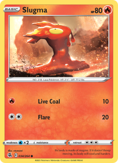 Slugma - pokemon TCG Card