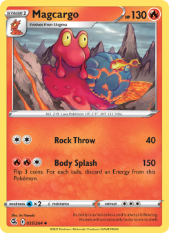 Magcargo - pokemon TCG Card