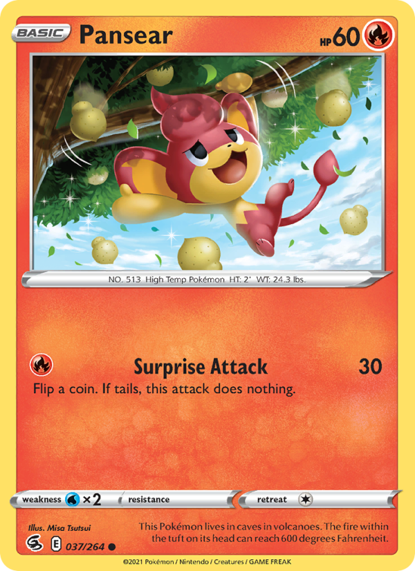 Pansear - Pokémon TCG Card
