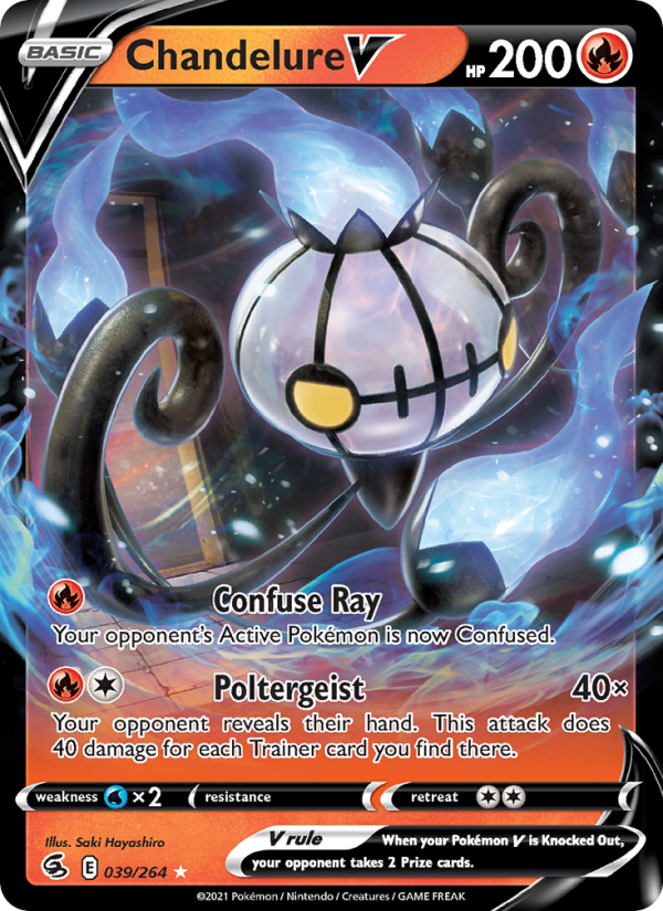 Chandelure V - Pokémon TCG Card