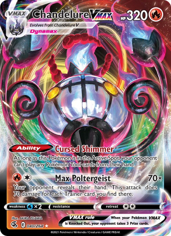 Chandelure VMAX - Pokémon TCG Card