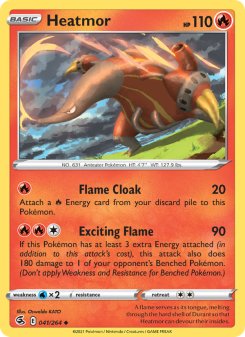 Heatmor - pokemon TCG Card