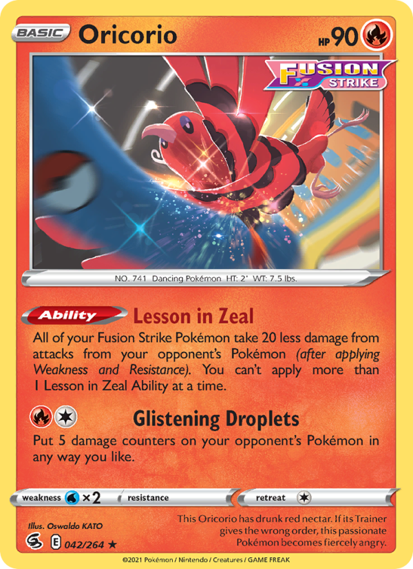 Oricorio - Pokémon TCG Card