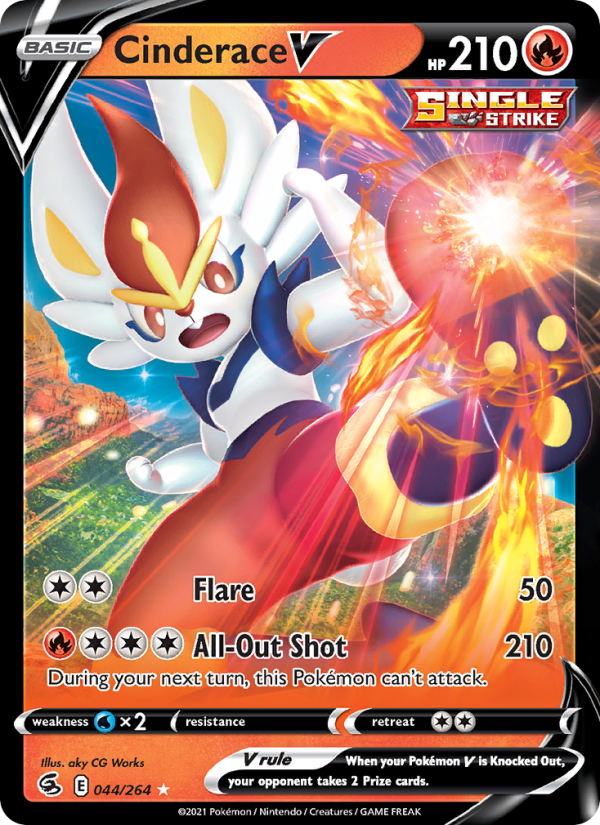 Cinderace V - Pokémon TCG Card
