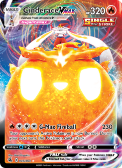 Cinderace VMAX - pokemon TCG Card