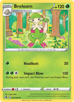 Breloom - pokemon TCG Card