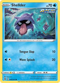 Shellder - pokemon TCG Card
