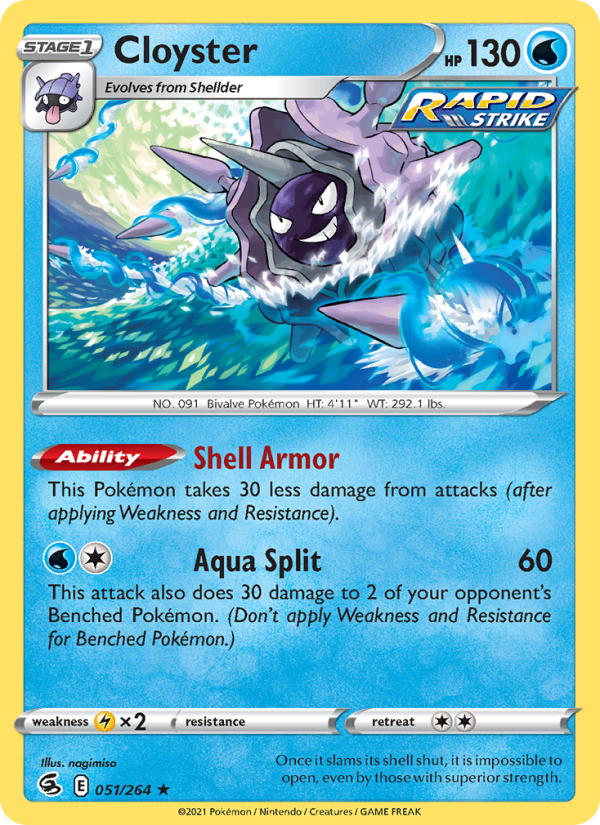 Cloyster - Pokémon TCG Card