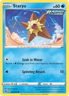Staryu - pokemon TCG Card