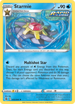 Starmie - pokemon TCG Card