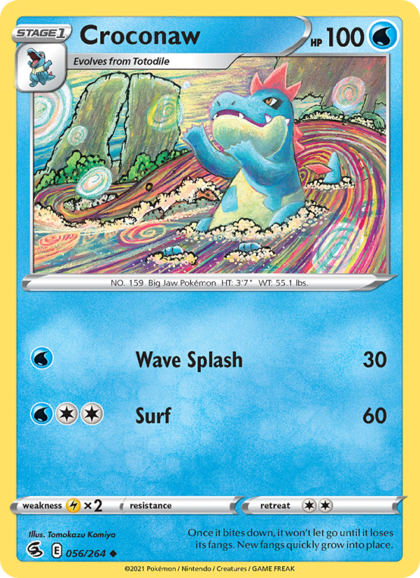 Croconaw - Pokémon TCG Card