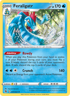 Feraligatr - pokemon TCG Card