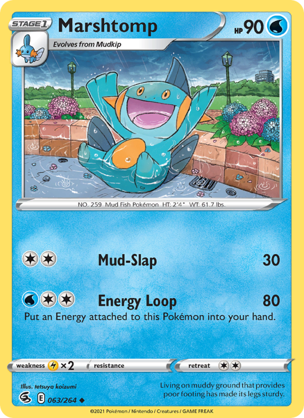 Marshtomp - Pokémon TCG Card