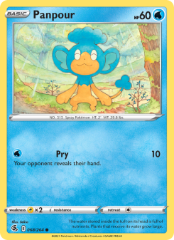 Panpour - pokemon TCG Card