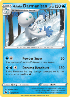 Galarian Darmanitan - pokemon TCG Card