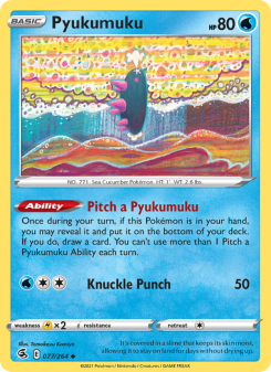 Pyukumuku - pokemon TCG Card