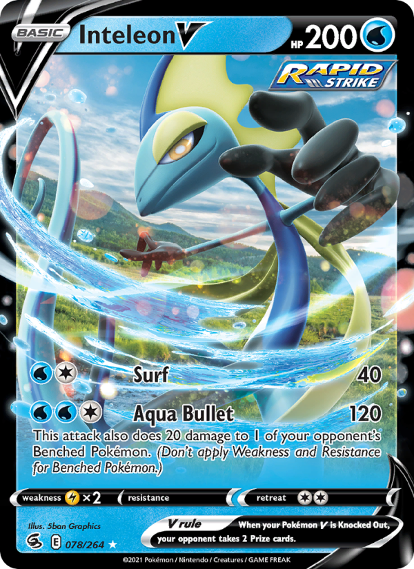 Inteleon V - Pokémon TCG Card