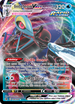 Inteleon VMAX - pokemon TCG Card