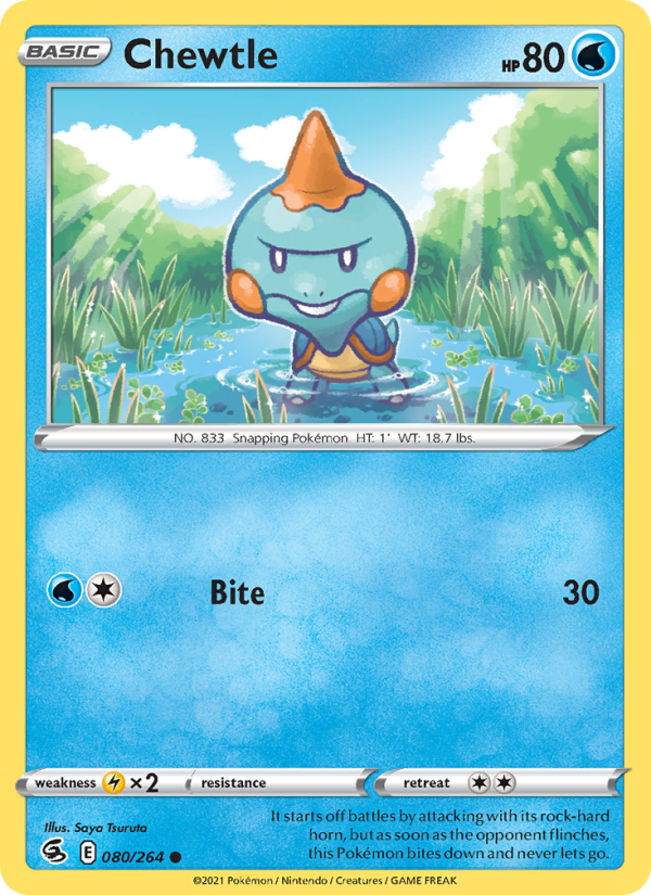 Chewtle - Pokémon TCG Card