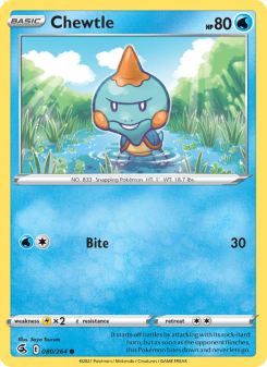 Chewtle - pokemon TCG Card
