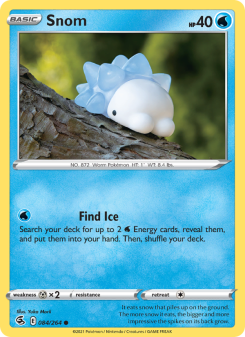 Snom - pokemon TCG Card