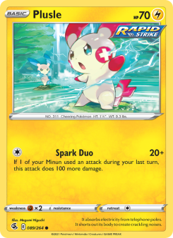 Plusle - pokemon TCG Card