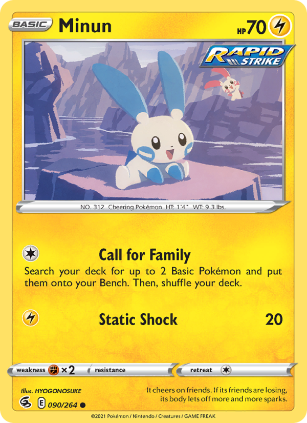 Minun - Pokémon TCG Card