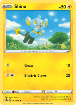 Shinx - pokemon TCG Card