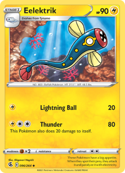 Eelektrik - pokemon TCG Card
