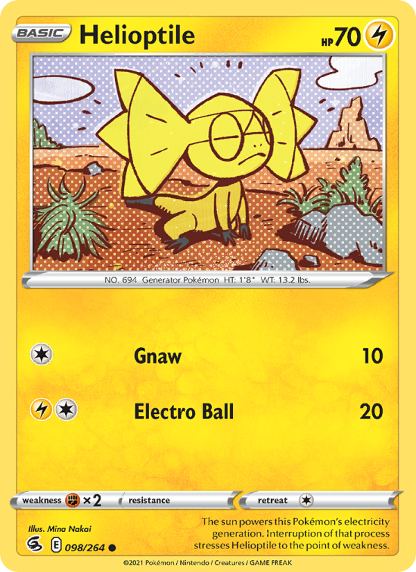 Helioptile - Pokémon TCG Card