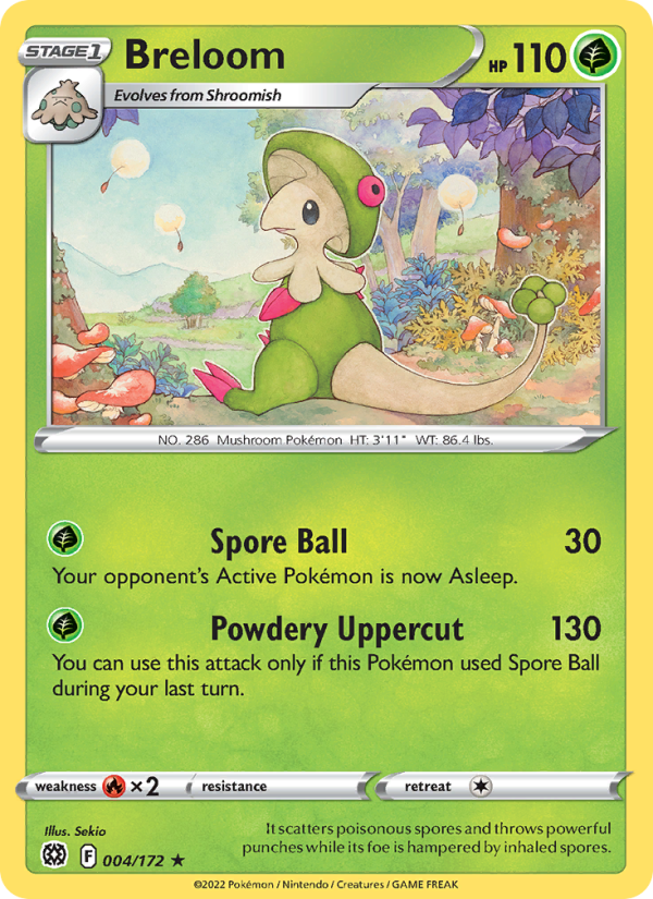 Breloom - Pokémon TCG Card