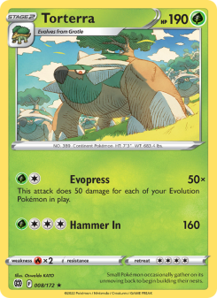 Torterra - pokemon TCG Card