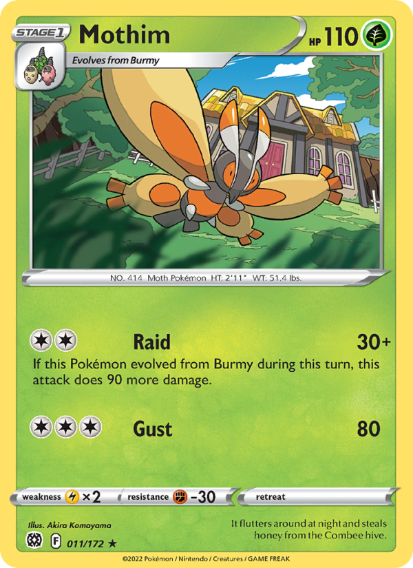 Mothim - Pokémon TCG Card